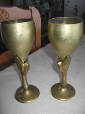 2 gobelets à vin vintage en