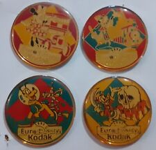 lot 4 different pins disney eurodisney kodak