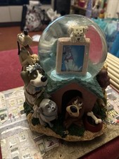 Disney Dogs SnowGlobe Large Rare