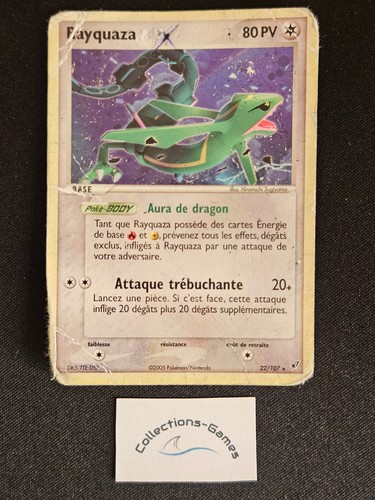 Carte pokémon rayquaza - rayquaza, 22/107