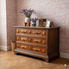 Commode Baroque Ancienne Noyer