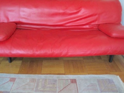 Vintage 1980s sede red - 1980s, de