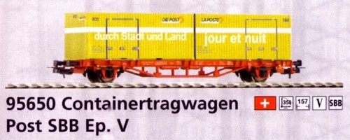 Wagon porte container - wagon, )