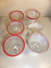 Lot 6 verres apéritif MARTINI