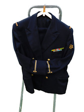 BEL ENSEMBLE MARINE NATIONALE VETERAN INDOCHINE + SUEZ / VESTE + MANTEAU +++++