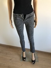 jean imprimé gris et noir