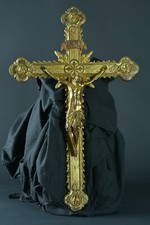 Huge Rare Antique gilt bronze