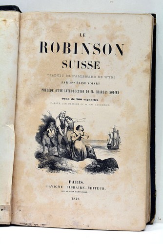 Livre ancien robinson de - ancien,