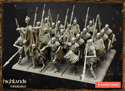 Skeleton warrior vampire - warrior,