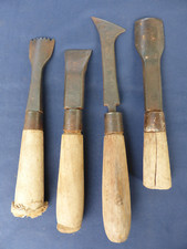 Ancien 4 outils à pierre