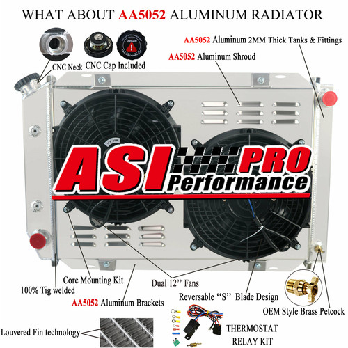 Rows radiator shroud fan for - fan,