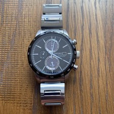 Seiko Solar Chronograph Watch