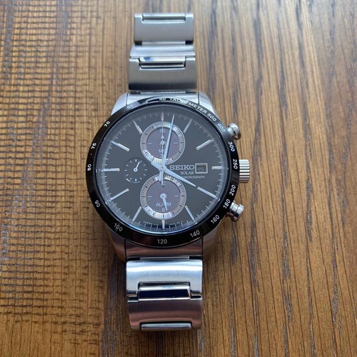 Seiko solar chronograph watch - solar,
