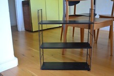 1960 ETAGERE (A) VINTAGE STRING ALL METAL LACQUER BLACK