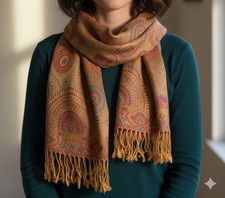 Echarpe pashmina Soie et Laine