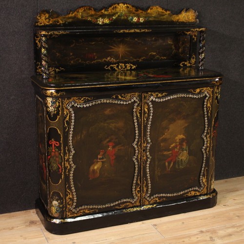 Buffet laqué peint - , meuble