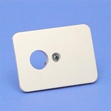 Niko 12-698-01 center plate for 1x coax/speaker, PR20 cream