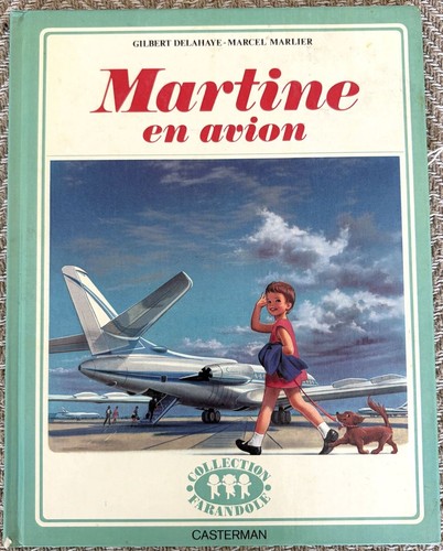 Martine en avion - -,