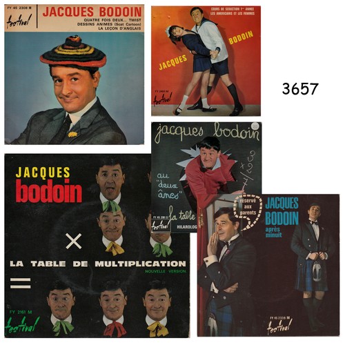 3657 disques vinyles 45 - 3657, 5