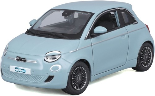Burago fiat 500e 2023 - burago,, bleu