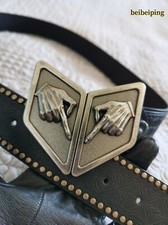 JoJo's Bizarre Adventure SBR Belt Gyro Zeppeli Belt + Belt buckle Anime Cosplay