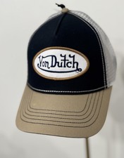 NWT von Dutch Navy with Tan
