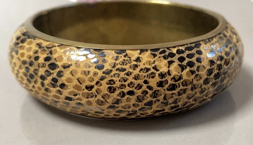 Vintage bracelet python jonc - bracelet,