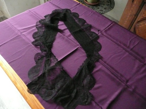 Warm lace siding collar - ,