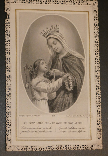 Image pieuse canivet dentelle - image,
