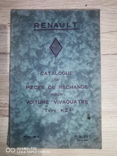 Renault vivaquatre catalogue - renault,