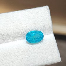 GIE Certified Natural Paraiba Tourmaline 8.57 Ct Blue Oval Cut Loose Gemstone