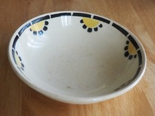 Petit plat creux Faïencerie Moulins de Loups Hamage, Tolède  Diam 18 cm.1950. BE