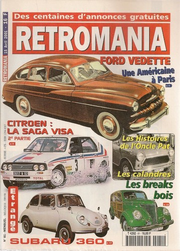 Retromania ford vedette - ford,