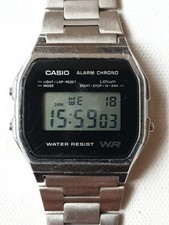 Montre Digitale Casio A158WE 593 Alarme Chrono Fonctionne
