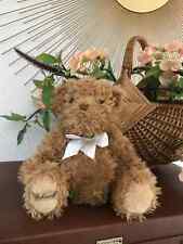 16⚜️ Plush blanket teddy bear bear Bukowski height 20 cm sitting