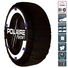 Chaussette neige ultra résistante montage facile pour pneu 185/75R14 Polaire 