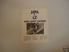 advertising Advertising 1973 MOTO JAWA and CZ