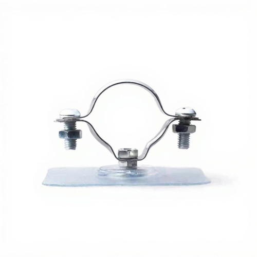 Support tringle rideau inox