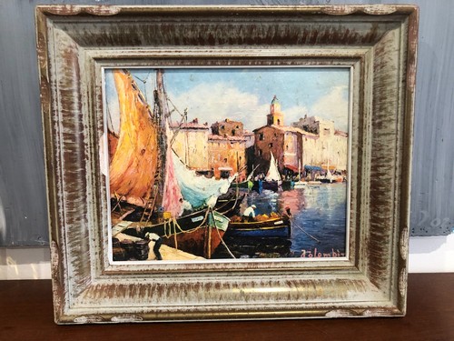 Peinture huile sur - huile,