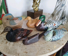 Lot Canards En Bois.