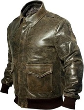 Veste de pilote de vol en cuir