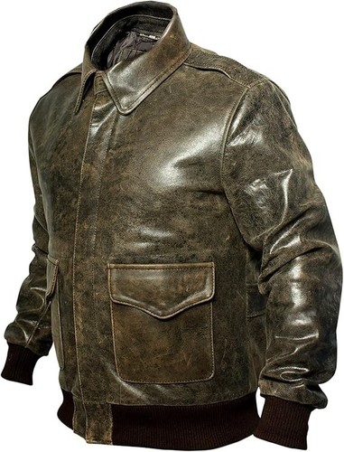 Veste pilote vol en cuir - veste,
