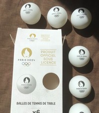 BOITE DE 6 BALLES COLLECTOR JEUX OLYMPIQUES TENNIS DE TABLE PING PONG