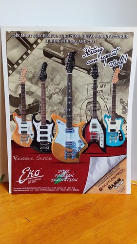 Eko guitars reissue series - guitars,