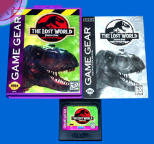 TESTED Sega GAME GEAR Jurassic Park LOST WORLD Completed in NEW Hangtab Box CIB