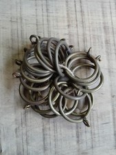 19 anciens anneaux de rideau