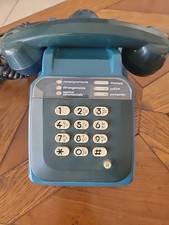 Téléphone fixe Ancien Bleu