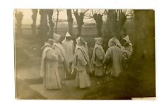 Priests Clergy robe cassock vintage religious RPPC Real Photo Postcard religion