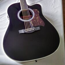 GUITARE FOLK ELECTRO ACOUSTIQUE 4/4 CHAPEL NOIR - NEUF - GARANTIE 12 MOIS