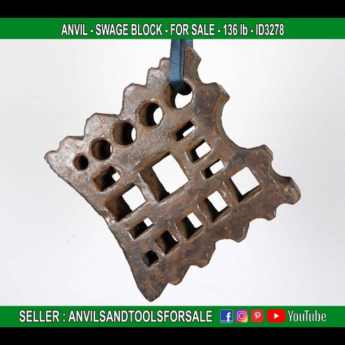 Anvil swage block 136 lb - -,